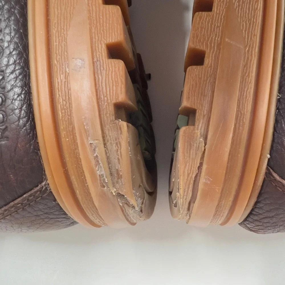 Rockport Works Mens RK6710 Waterproof Leather Safety Work Boots Brown Wide 9.5W